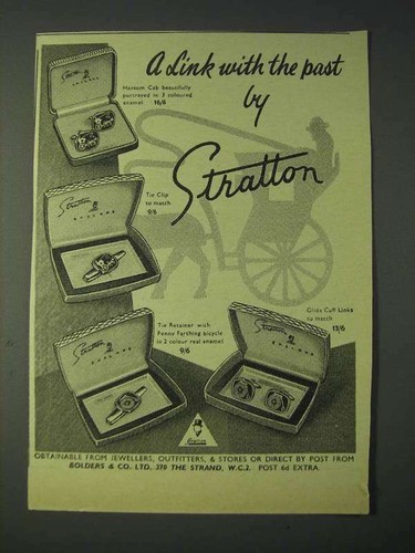 1958 stratton jewellery - jewellery, ad