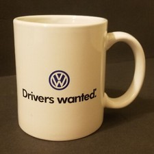 Volkswagen,  Drivers Wanted, New Jetta White Coffee Mug  Coffee Mug No Stains VW