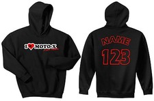 I LOVE MOTO X HOODIE SWEAT