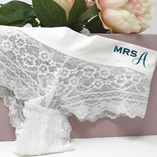 Personalised Bride Knickers - Wedding Gift