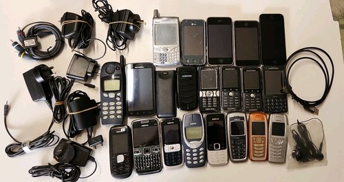 Vintage mobile phones - vintage, phones.