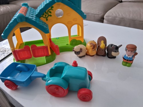 Elc happyland farm set - happyland, farmer
