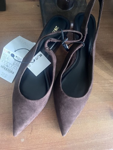 Zara size suede leather - size, 5