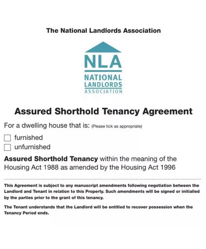 Tenancy agreement for - tenancy,