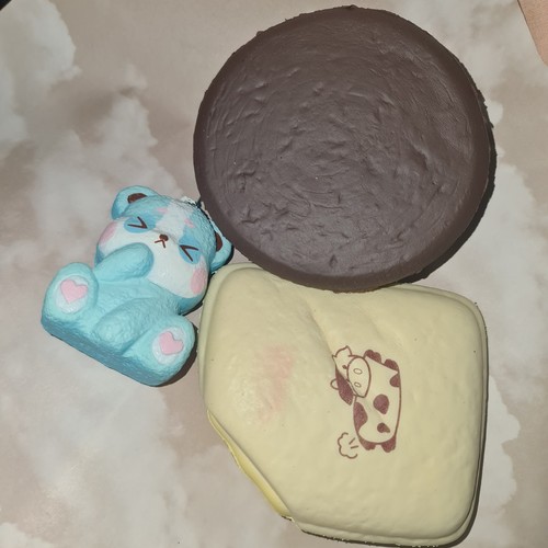 Squishy toy bundle including - squishy,