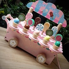 Wooden Ice Cream Cart Play set