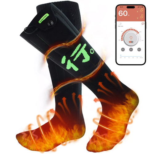 Electric heated socks for men - electric,