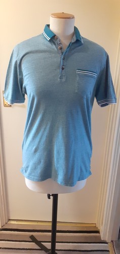 Atlantic bay blue mens - blue, top
