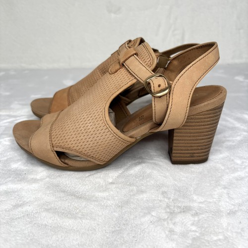 Gabor brown leather heels - gabor,