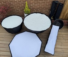 Softbox bundle / Job Lot: 120cm, 90cm Parabolic, Beauty Dish, Stands,  Octobox