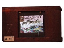 Good Night Sleep Tight 6 In A Bed Wooden Lantern Slide