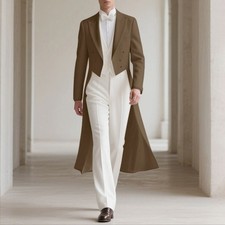 Mens Casual Double Breasted