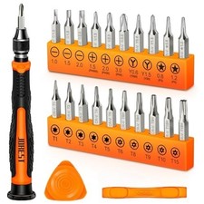 JOREST 35 Pcs Precision Screwdriver Set Tool Kit with Security Torx T5 T6 T8 T9