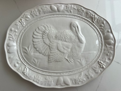 Large vintage turkey platter - vintage,