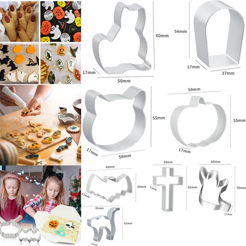 Halloween metal cookie cutters - cookie,