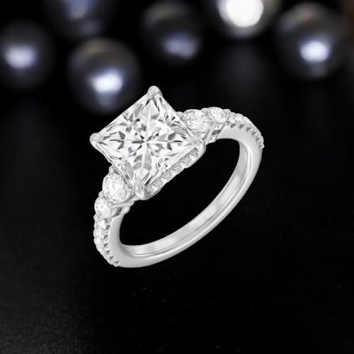Platinum diamond ring - platinum,