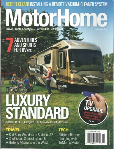 Motorhome back issue - motorhome, november