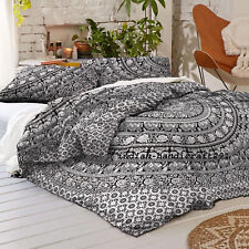 Boho Striped Duvet Cover Set