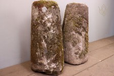Pair of 18th Century Sandstone Saddle Stones - WM12088