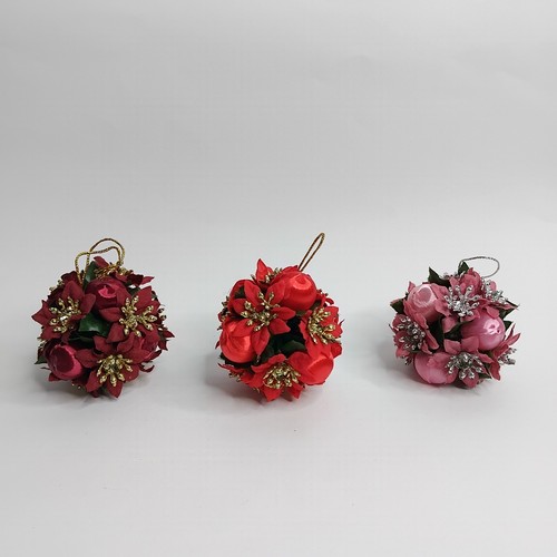 Vintage 90s floral - , ponsettia