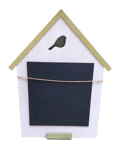 House shaped hanging chalk - house,