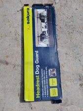 SS5259 Universal Dog Guard Car Headrest Mesh Grill Pet Safety Adjustable Barrier