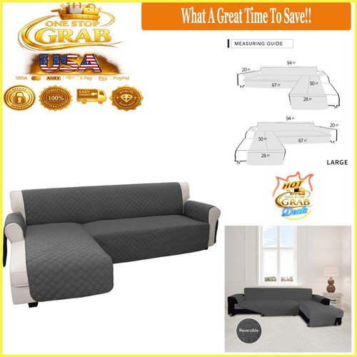 Dark gray reversible shaped - dark, l-shaped