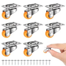 Small Caster Wheels 8 Pcs