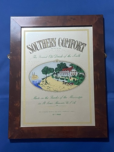 Southern comfort mirror wooden - mirror,