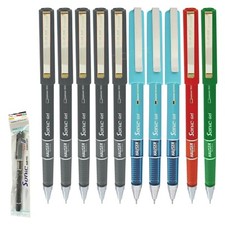 BLACK BLUE RED GREEN Gel Pens