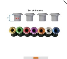 Extralite Chainring Bolts Orange