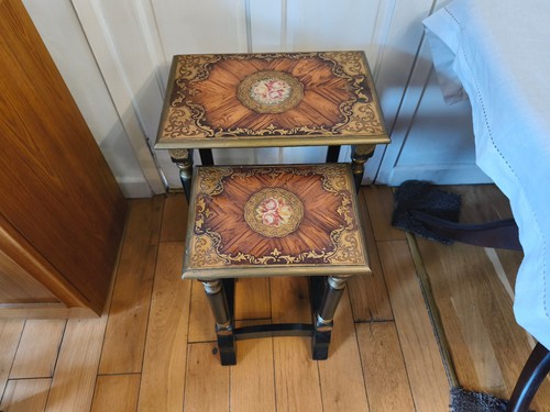 Vintage nesting tables - vintage,