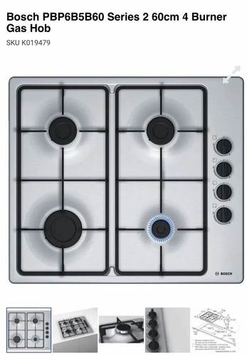 Bosch gas hob brand - bosch,