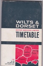 WILTS & DORSET BUS TIMETABLE
