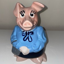 Natwest Pig Lady Hilary Ceramic Piggy Bank No Stopper Money Box