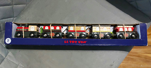 Toy van wooden - van, train