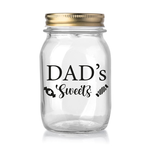 Personalised sweet jar sticker - personalised,