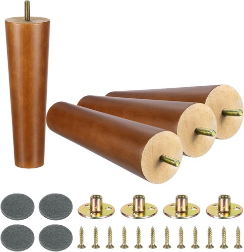 Round wood furniture legs - x,