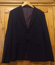 Paul Smith Mens Single Breasted Navy Blazer Size 40 Good Condition 