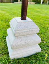 Stone Parasol Base 18kg Grey