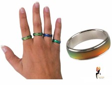 Genuine Tobar MOOD RING Colour Changing Emotion Rings Party Favours Party Gift