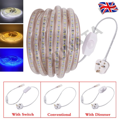 25m led strip lights mains - 1-25m,