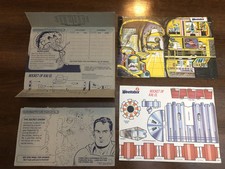 Vintage 1979 Weetabix DC Comic Superman Cut out to Make Rocket of Kal-El & Scene