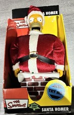The Simpsons Talking Santa Homer 2004 Santa Stuck In Chimney Boxed