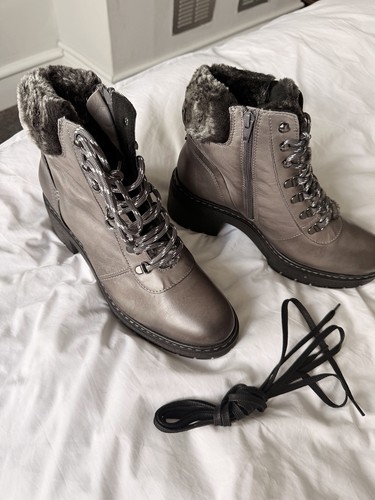 Moda pelle grey - in, leather