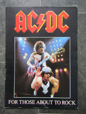 ACDC Programme For Those About To Rock UK And Ireland Tour 1982