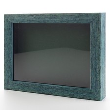 Rustic Blue 9x12 Wood Shadow