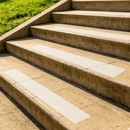 10pack clear stair treads - clear, for