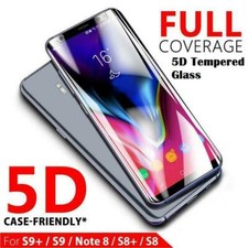 For Samsung Galaxy S8 S9 Plus S7 Edge Full Cover Tempered Glass Screen Protector