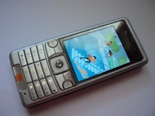 SIMPLE  SENIOR ELDERLY BASIC EMERGENCY SONY ERICSSON C510 ORANGE,CO-OP,TALKHOME